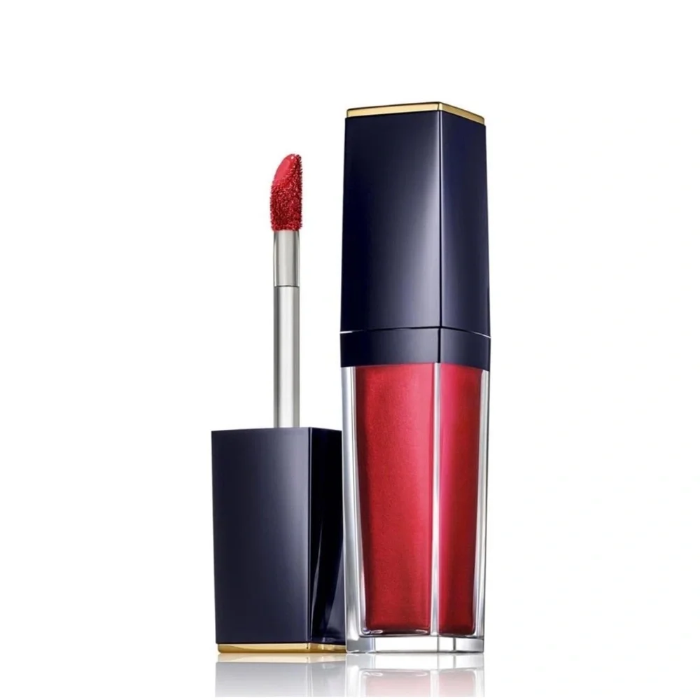 New Estee Lauder Pure Color Envy Paint, on Liquid Lip Color in Scream Sexy Red